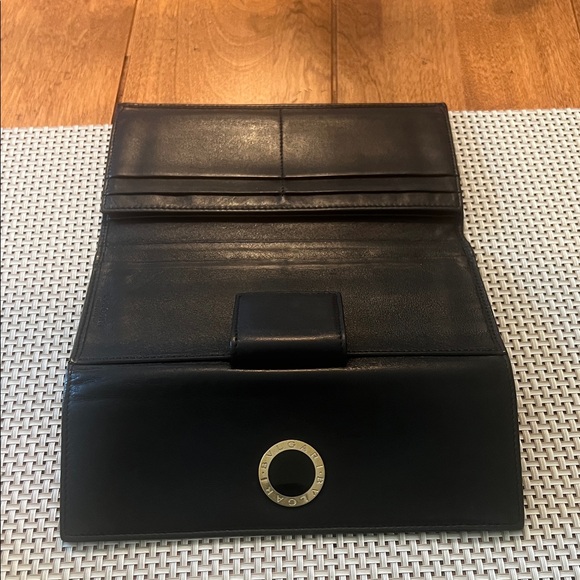 BVLGARI Black Leather Women's Wallet excellent condition soft leather 😀 - Picture 4 of 15